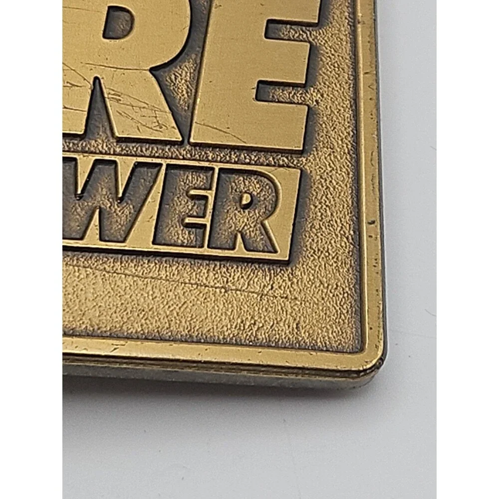 Vintage 1994 John Deere Power Belt Buckle Expo '94 New Orleans